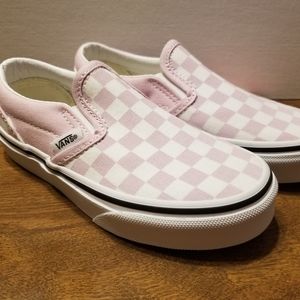 Kids 11.5 VANS Classic Slip-On Checkerboard